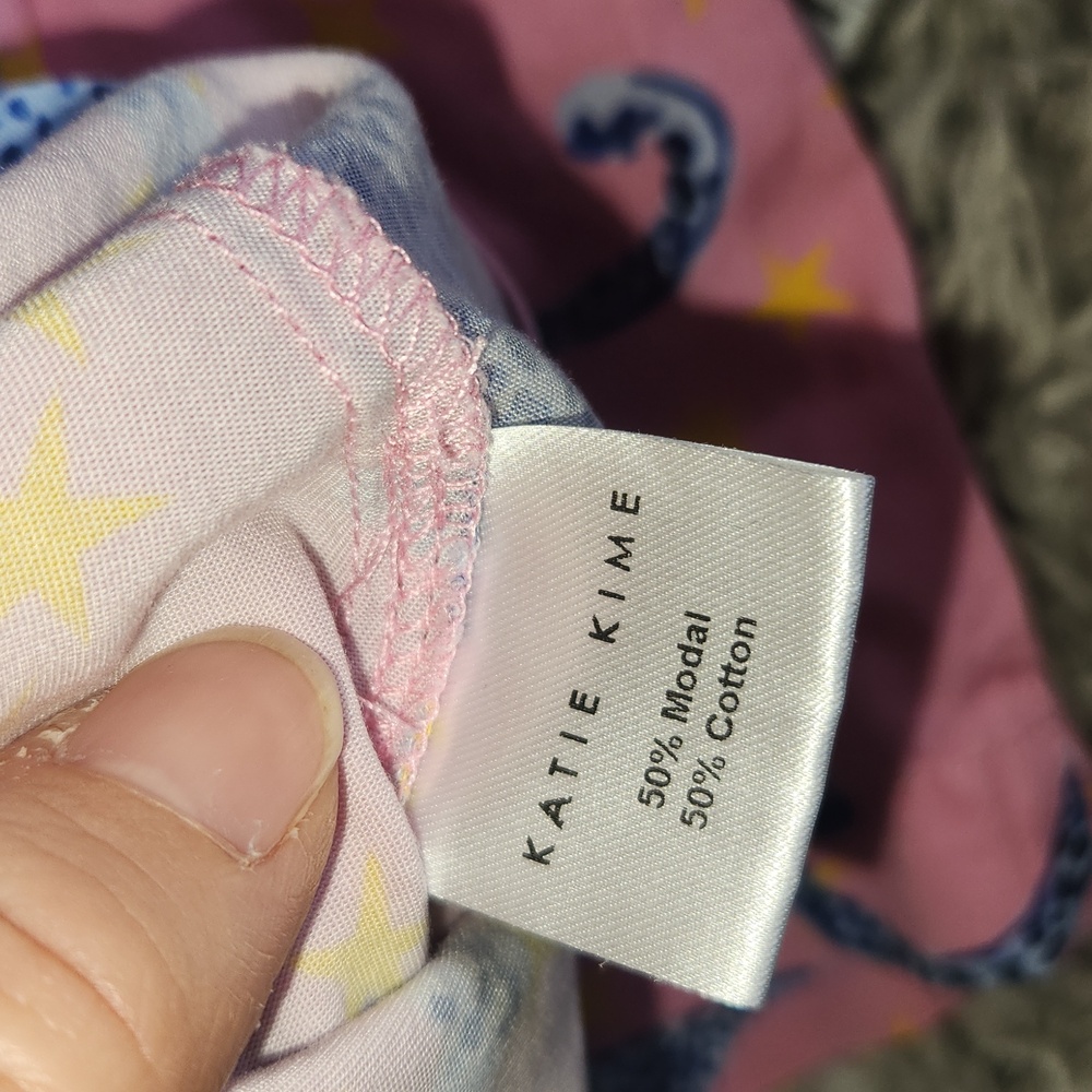 Katie Kime Cosmic Cheetah Pajama Pants Set Size Medium. - Picture 8 of 10